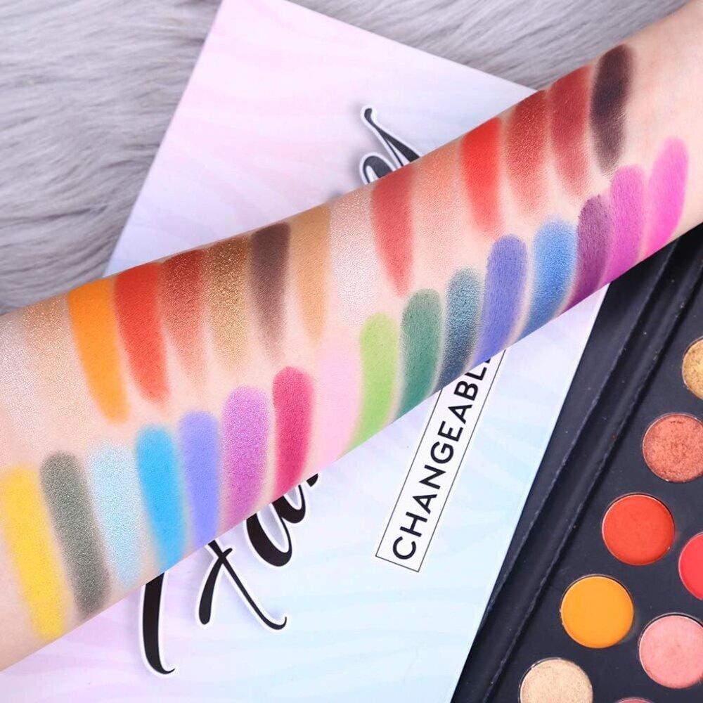 Pro Highly Pigmented Eyeshadow Palette Natural Matte Shimmer Long Lasting - Picture 4 of 8